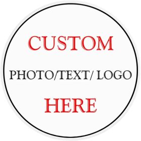 CIFbuy Personalized Metal Decorative Sign - Custom Decorative Tin Sign With Logo Images And Text - Floor Sign For Houses - Round, Diameter 12 Inc (Option: Defaulttitle)